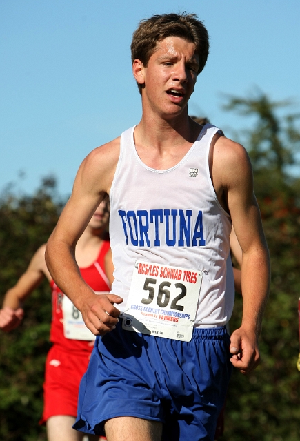 NCS XC D4 Boys-071.JPG - 2009 North Coast Section Cross Country Championships, Hayward High School, Hayward, California